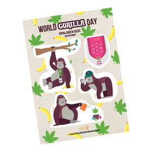 Royal Gorilla Sticker