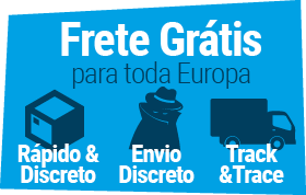 Livre World Wide Shipping, rápido e discreto!