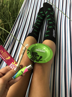 Meias de Folha de Canábis Da RQS